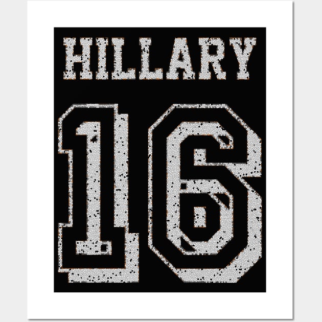 Hillary Clinton Wall Art by ESDesign